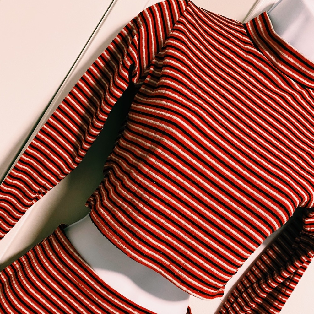 Two piece crop top set